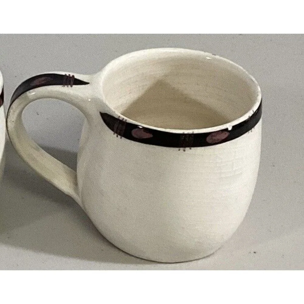 Vintage 1960s David Lambert Potteries First Nations Haida Canada #45 Skookum Mug